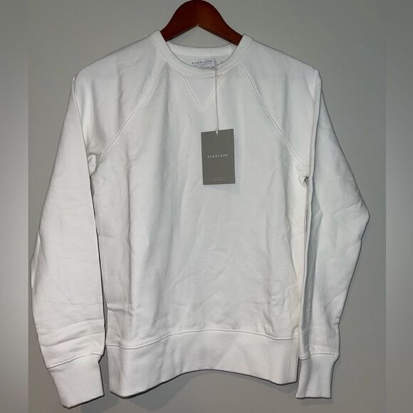 Everlane The French Terry Crew Neck Sweater - Picture 9 of 10